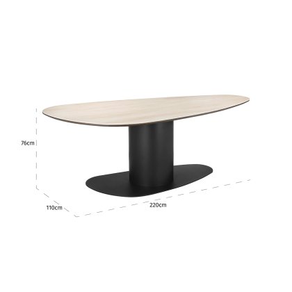 Ritz 220 x 110cm Dining Table by Richmond Interiors