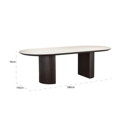 Ritz 240 x 110cm Dining Table by Richmond Interiors