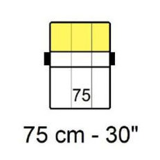 Tuniz Armless Chair Module 75cm (No Recliner) by Marinelli Home