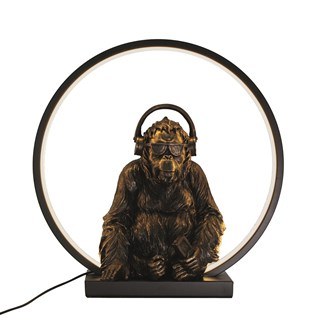 LED Gorilla Headphones Lamp 35cm