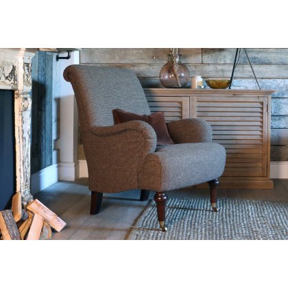 Kenmure Chair by Tetrad Harris Tweed