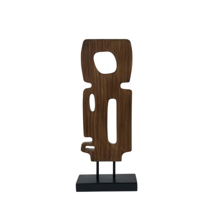 Abstract Sculpture Black&Brown