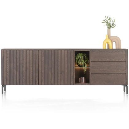 Trenton 210cm Sideboard (Clay) by Habufa