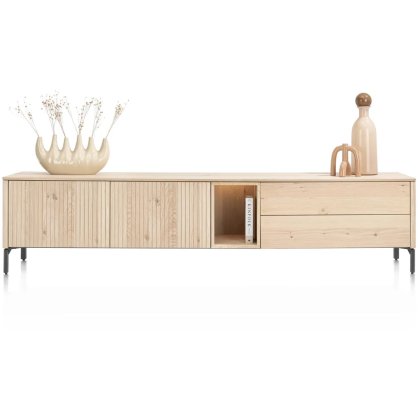 Trenton 240cm Lowboard (Natural) by Habufa Trenton 240cm Lowboard (Natural) by Habufa