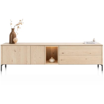 Trenton 210cm Lowboard (Natural) by Habufa Trenton 210cm Lowboard (Natural) by Habufa