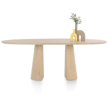 Trenton 210 x 105cm Dining Table (Natural) by Habufa