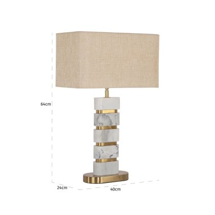Table lamp Lenore incl. lampshade (Gold)