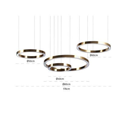 Chandelier Lilou (Brushed Gold)