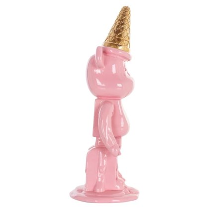 Decorative object Icebear pink (Pink)