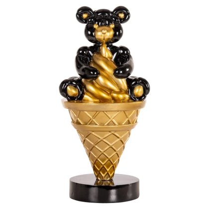 Decorative object Harly (Black/gold)