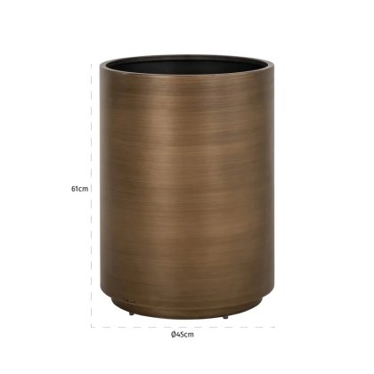 Planter Dira 45 (Brushed Gold)