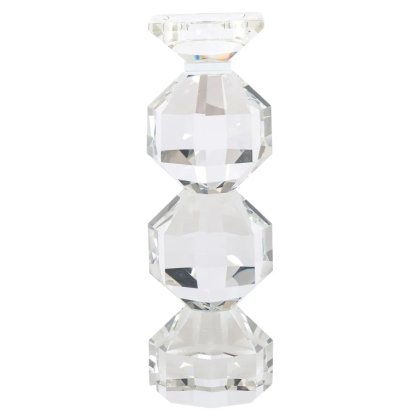 Candle holder Safia small (Clear transparent)