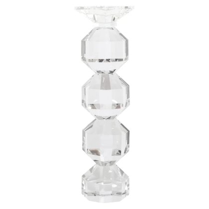 Candle holder Safia big (Clear transparent)