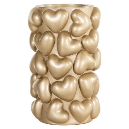 Candle holder Anne hearts small (Gold)