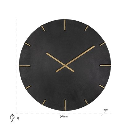 Clock Bilal (Black/gold) Clock Bilal (Black/gold)