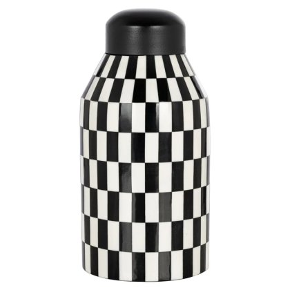 Jar Malou big (Black/white)