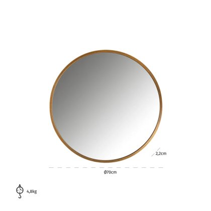 Maeron Mirror 70cm (Gold)