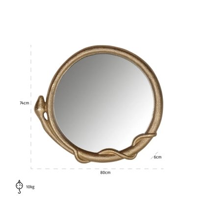 Mirror snake Fiona (Gold)