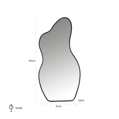 Mirror Aldon (Black)