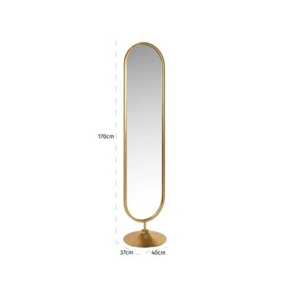 Mirror Moya on stand (Gold)