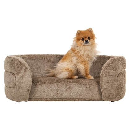 Pet bed Bingo taupe chenille (Bergen 104 taupe chenille)