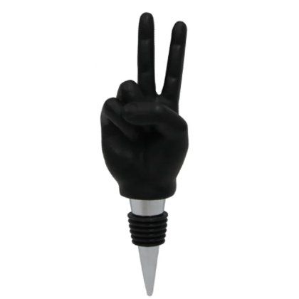 Bottle stop Charona (box of 6 pieces) (Black)