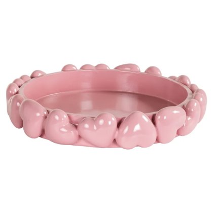 Tray Suzie hearts (Pink)
