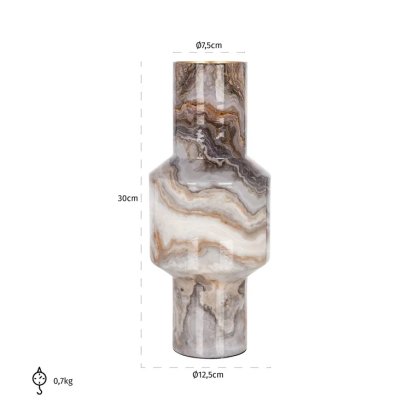Vase Noia small (Brown)