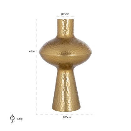 Vase Caitlyn big (Gold)