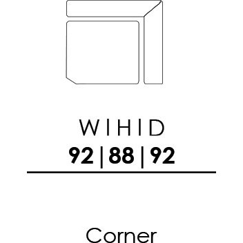 Skandia Corner 92 x 92cm (HJ)