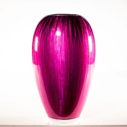 Brushed Pink Vase 18 cm