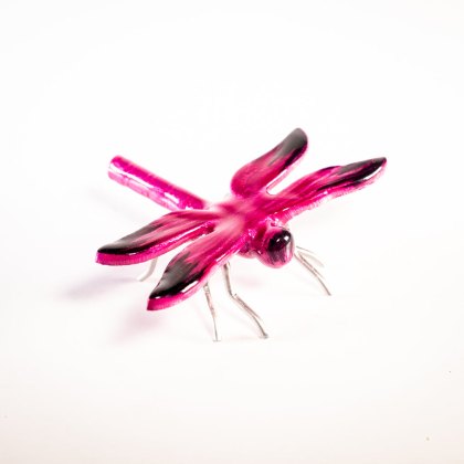 Brushed Pink Dragonfly Small 14cm