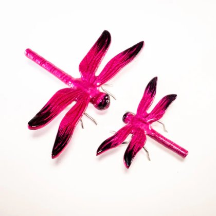 Brushed Pink Dragonfly Small 14cm
