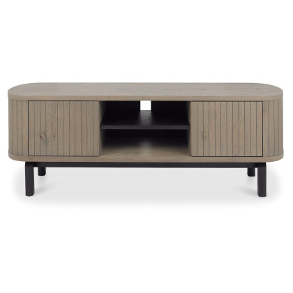 Luma Grey Oiled Oak & Peppercorn Entertainment Unit