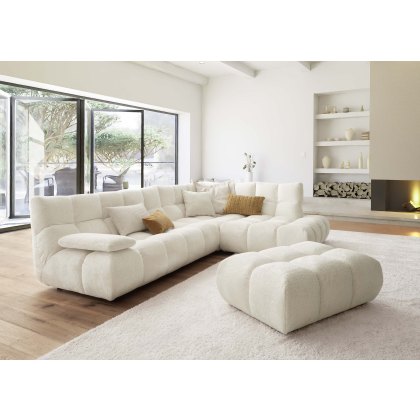 Kingsley Corner Element with 1 Seat and End - Right - Module (108 cm x 211cm) by 3C Candy Kingsley Corner Element with 1 Seat and End - Right - Module (108 cm x 211cm) by 3C Candy