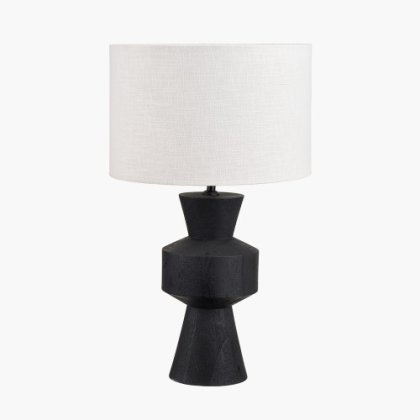 Koa Black Mango Wood Contemporary Table Lamp