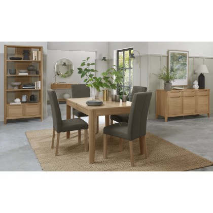 Chester Oak 4-6 Extending Dining Table (140-185cm) by Bentley Designs