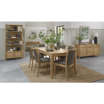 Chester Oak 6-8 Extending Dining Table (185 - 235cm) by Bentley Designs