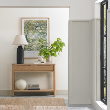 Chester Oak Console Table by Bentley Designs