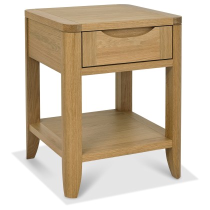 Chester Oak Lamp Table by Bentley Designs