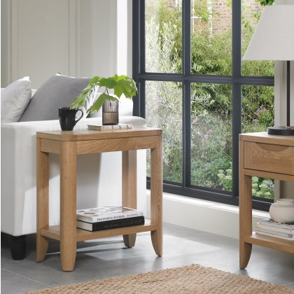 Chester Oak Side Table by Bentley Designs