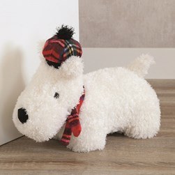 Xmas Westie Doorstop 30 x 40cms