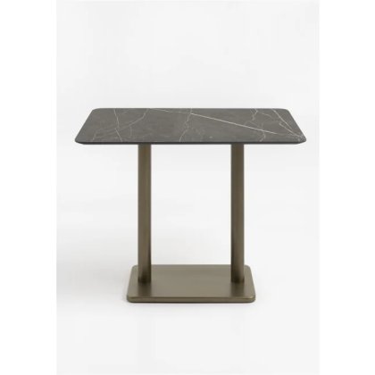 Brest 120 x 75cm Bar Table (92cm High) - Marble Onyx Top & Gold Frame - by Habufa Brest 120 x 75cm Bar Table (92cm High) - Marble Onyx Top & Gold Frame - by Habufa