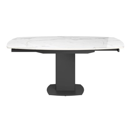 Olivia White Gloss Ceramic 119-179cm Extending Dining Table Olivia White Gloss Ceramic 119-179cm Extending Dining Table
