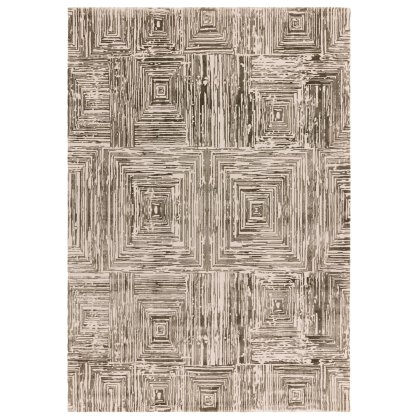 Kuza Portrait Khaki Rug by Asiatic Kuza Portrait Khaki Rug by Asiatic