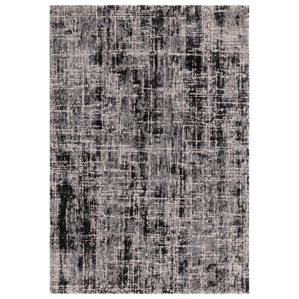 Kuza Abstract Black Rug by Asiatic