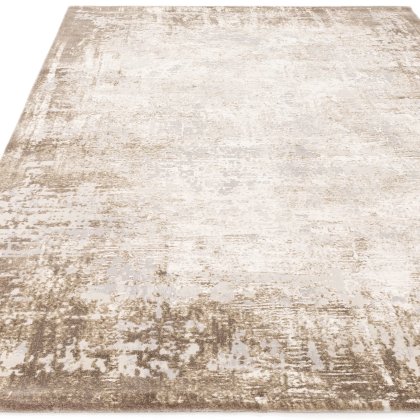 Kuza Border Beige Rug by Asiatic