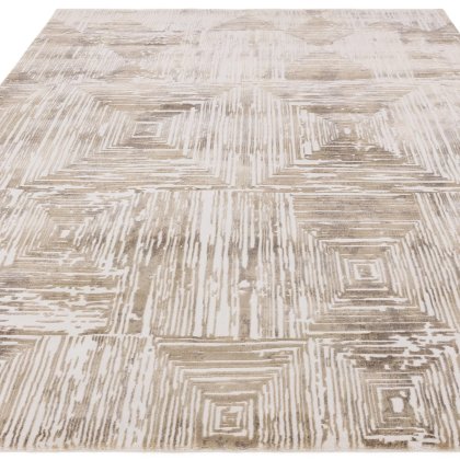 Kuza Portrait Beige Rug by Asiatic