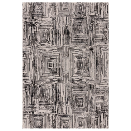 Kuza Portrait Grey Rug by Asiatic