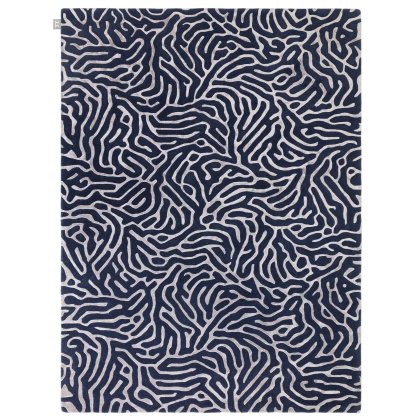 Katherine Carnaby Coral Blue Rug by Asiatic